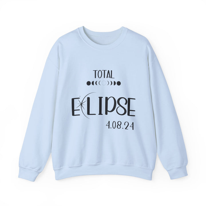 Total Solar Eclipse 2024 Sweatshirt, Unisex Heavy Blend™ Crewneck Sweatshirt, Solar Eclipse Gifts, Novelty Solar Eclipse Memorabilia