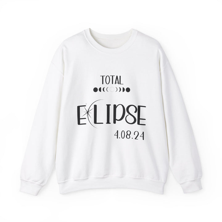 Total Solar Eclipse 2024 Sweatshirt, Unisex Heavy Blend™ Crewneck Sweatshirt, Solar Eclipse Gifts, Novelty Solar Eclipse Memorabilia