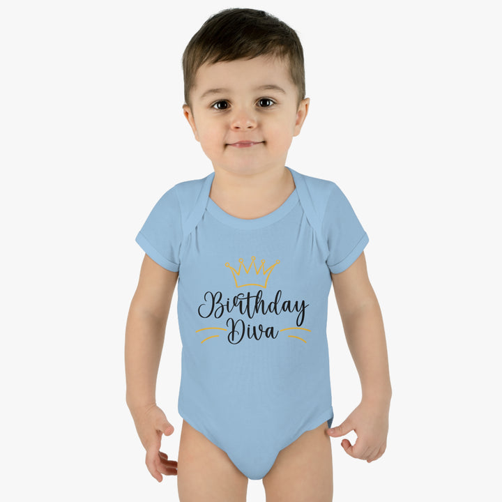 Baby Birthday Onesie, Birthday Diva Gifts for Baby, Novelty Onesies, Infant Baby Rib Bodysuit, Birthday Present, Toddler Birthday Gift