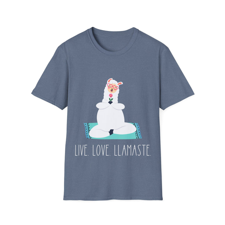 Funny Llama Yoga T-shirt, Unisex Softstyle T-Shirt, Gift for Yogi's, Fun Llama Shirt, Birthday Present for Yoga Lovers