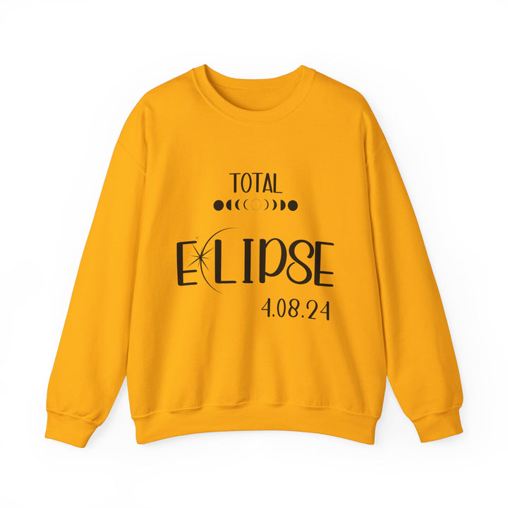 Total Solar Eclipse 2024 Sweatshirt, Unisex Heavy Blend™ Crewneck Sweatshirt, Solar Eclipse Gifts, Novelty Solar Eclipse Memorabilia