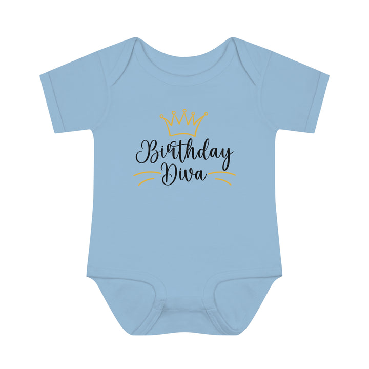 Baby Birthday Onesie, Birthday Diva Gifts for Baby, Novelty Onesies, Infant Baby Rib Bodysuit, Birthday Present, Toddler Birthday Gift