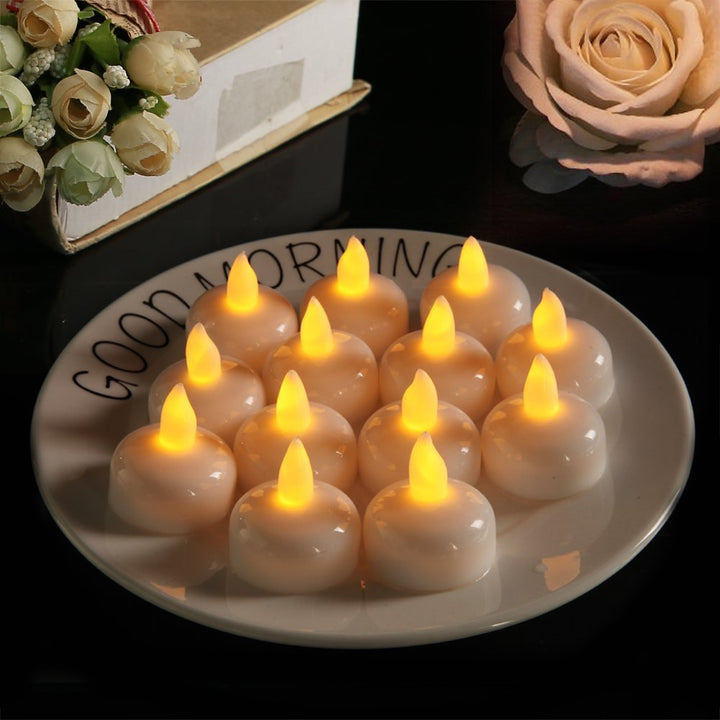 Floating Waterproof Candles, LED Candles, Wedding Party Decorations, SPA Shower Water Decoration Candle Light Led Floating Candle