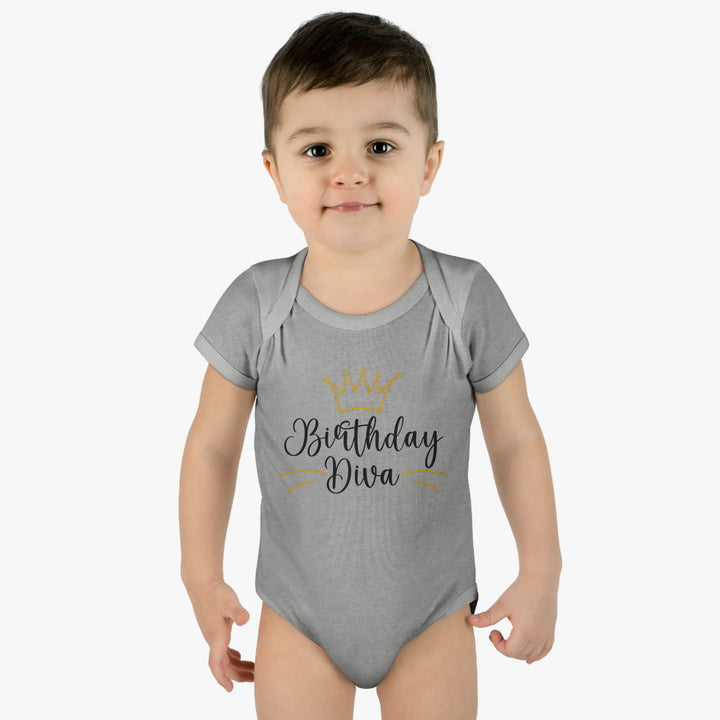 Baby Birthday Onesie, Birthday Diva Gifts for Baby, Novelty Onesies, Infant Baby Rib Bodysuit, Birthday Present, Toddler Birthday Gift