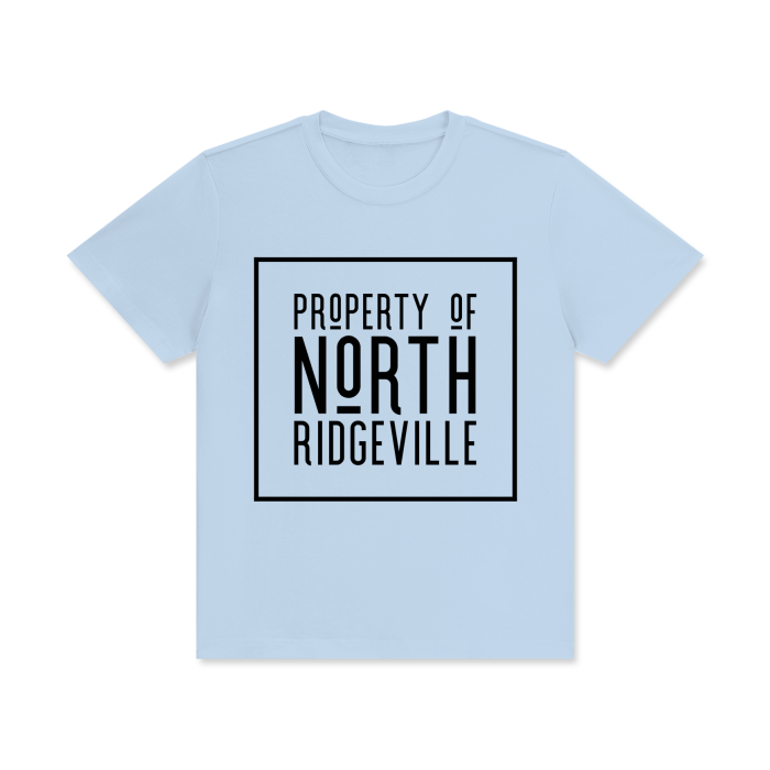 North Ridgeville Rangers Apparel, Property of North Ridgeville, Ranger Pride, Rangers Unisex Cotton Tshirt,MOQ1,Delivery days 5