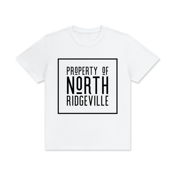 North Ridgeville Rangers Apparel, Property of North Ridgeville, Ranger Pride, Rangers Unisex Cotton Tshirt,MOQ1,Delivery days 5