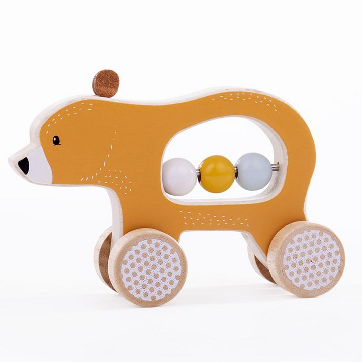 Push Along Bear Educational Toy For Children