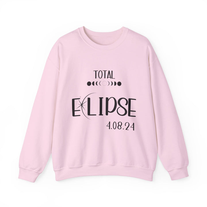 Total Solar Eclipse 2024 Sweatshirt, Unisex Heavy Blend™ Crewneck Sweatshirt, Solar Eclipse Gifts, Novelty Solar Eclipse Memorabilia