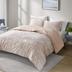 Mira Crushed Velvet Sherpa Reversible Comforter Set