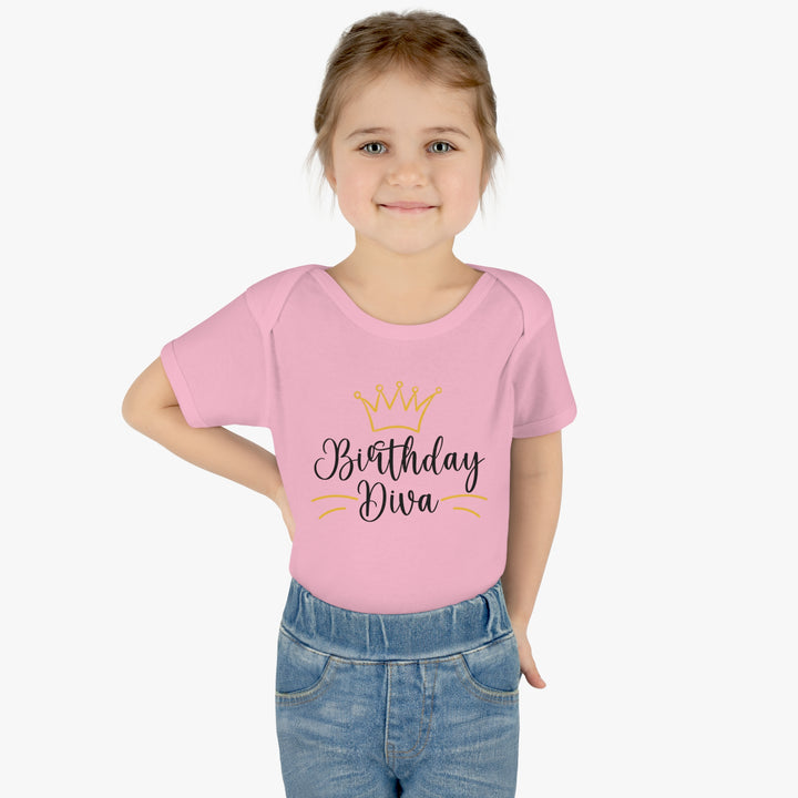 Baby Birthday Onesie, Birthday Diva Gifts for Baby, Novelty Onesies, Infant Baby Rib Bodysuit, Birthday Present, Toddler Birthday Gift