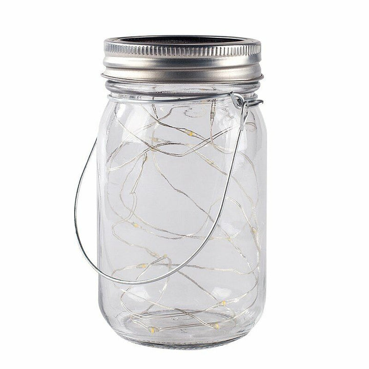 Solar Powered Fairy Lights, 2X Solar, Mason Jar Lid, Insert Fairy String Light, 20 LED Jar Included, Home and Garden Decor