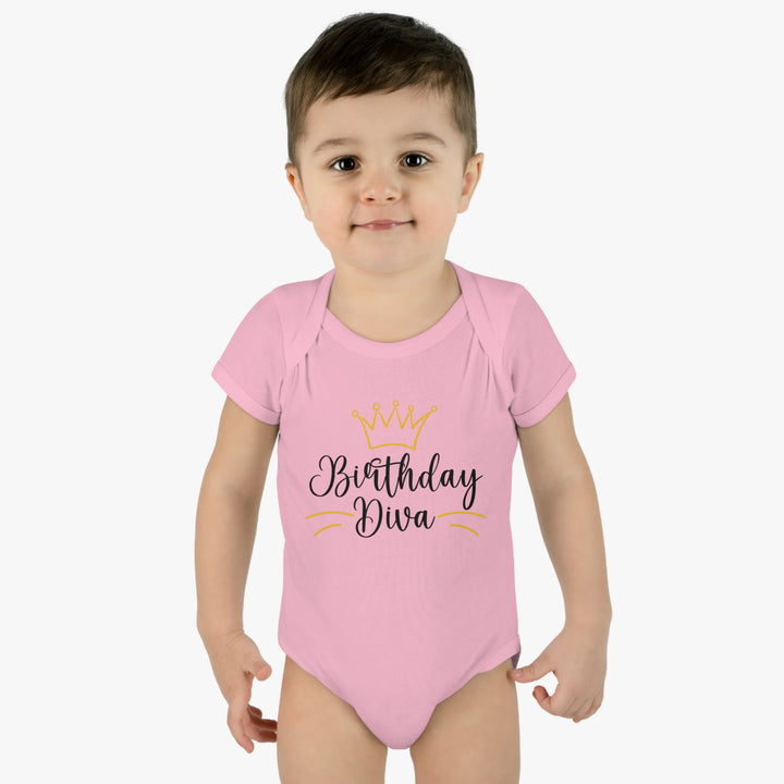 Baby Birthday Onesie, Birthday Diva Gifts for Baby, Novelty Onesies, Infant Baby Rib Bodysuit, Birthday Present, Toddler Birthday Gift