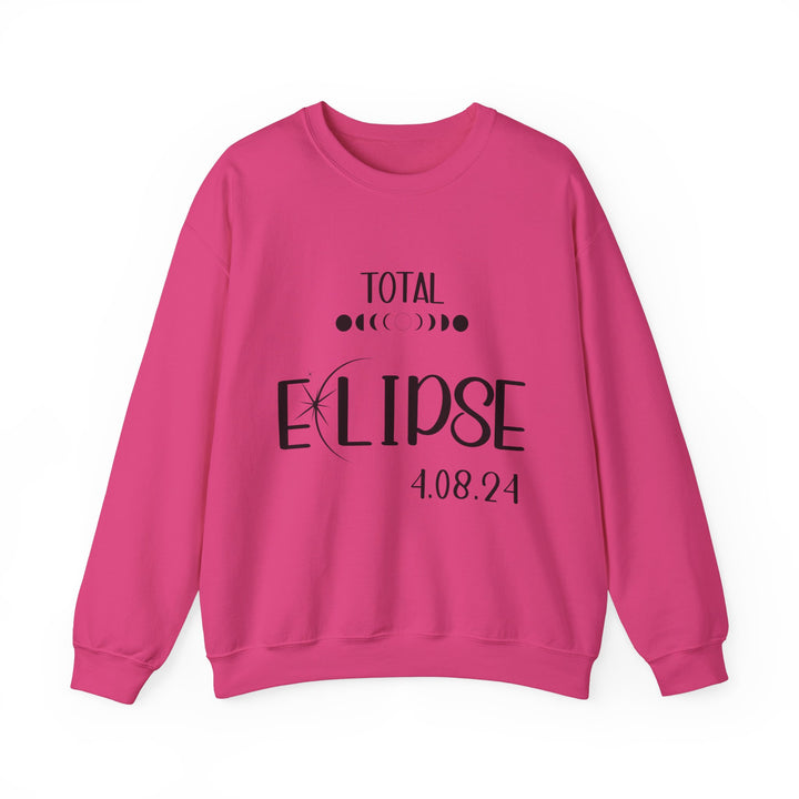 Total Solar Eclipse 2024 Sweatshirt, Unisex Heavy Blend™ Crewneck Sweatshirt, Solar Eclipse Gifts, Novelty Solar Eclipse Memorabilia