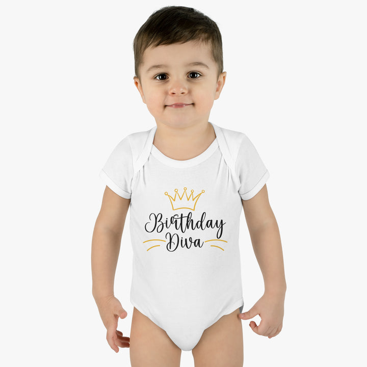 Baby Birthday Onesie, Birthday Diva Gifts for Baby, Novelty Onesies, Infant Baby Rib Bodysuit, Birthday Present, Toddler Birthday Gift