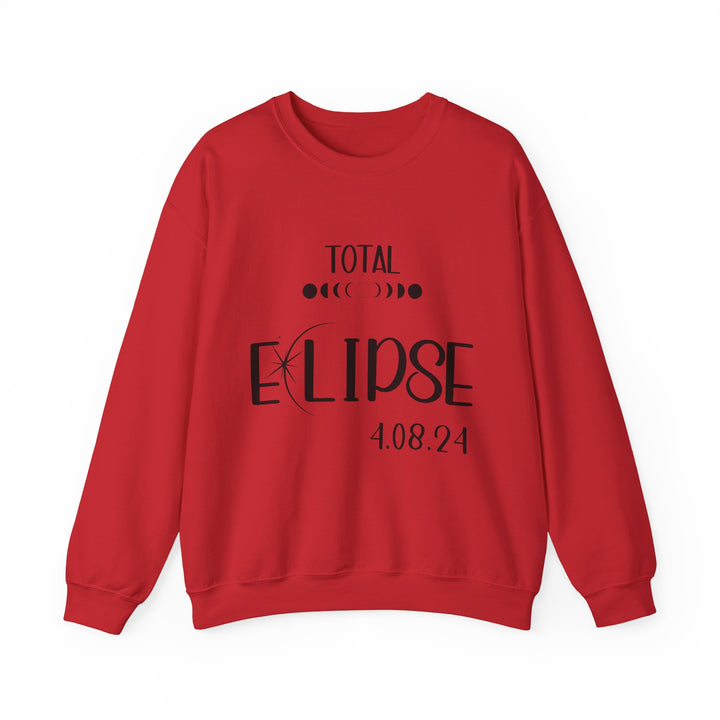 Total Solar Eclipse 2024 Sweatshirt, Unisex Heavy Blend™ Crewneck Sweatshirt, Solar Eclipse Gifts, Novelty Solar Eclipse Memorabilia