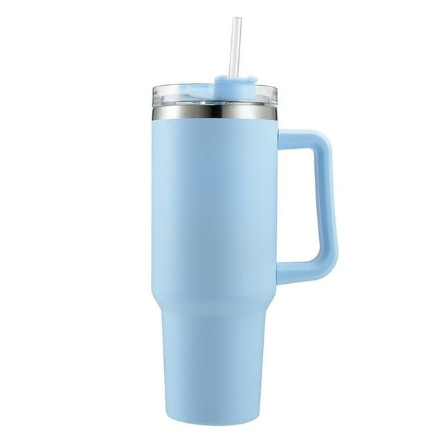 Trendy Insulated 40 ounce Tumbler With Straw