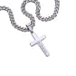 Personalized Artisan Cross Necklace - For Daddy I May Just Be A Bump