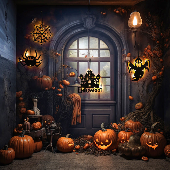 Decorative Halloween LED Luminescent Lights, Inside/Outside Halloween Decor