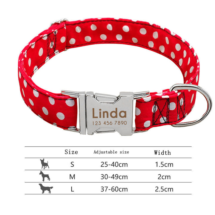 Customized Pet Collar, Personalize Dog Collar, Gifts for Dog Lovers, Pet Collars,  Lettering Large Dog Pet Dog Neck