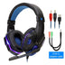 Led Light Wired Gamer Headset, USB Wired Gaming Headset, Gift for Gamers, Over Ear Headphones, Earbud for PS4 PC Laptop Xbox One PS5 Controller Nintendo Switch, with LED Light, Passive Noise Cancelling