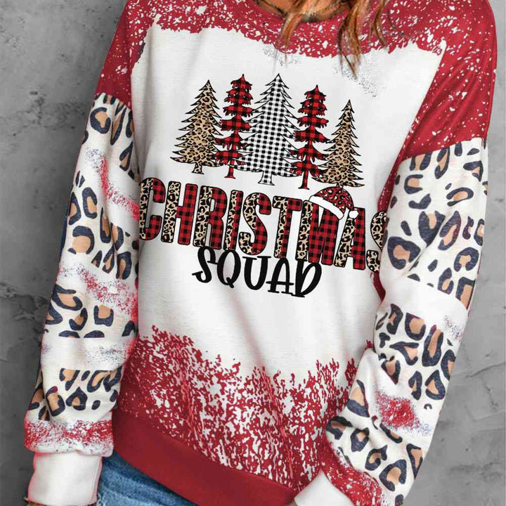 Christmas Tree Graphic Sweatshirt