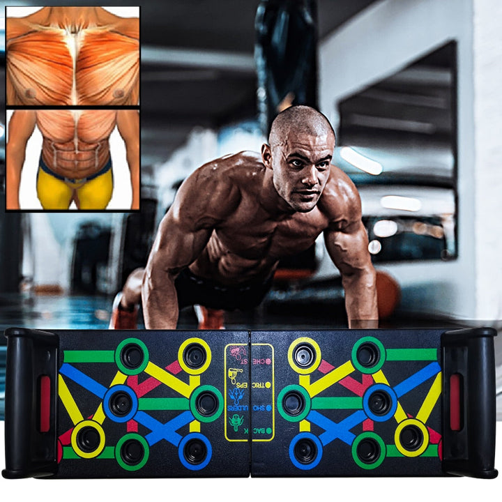 Push Up Board, 14 in 1 Push-Up Board, Home Fitness, Fitness Equipment for Men and Women, Versatile Workout Equipment, Home Gym