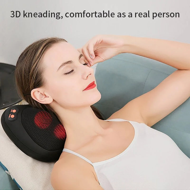 Electric Massage Pillow, Massage Pillow to Relieve Tension, Restorative Health and Wellness Gifts,