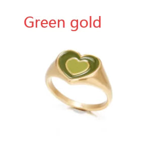 Heart Shaped Ring, Novelty Rings, Creative Jewelry Gifts, Unique Heart Jewelry, Love Heart Ring
