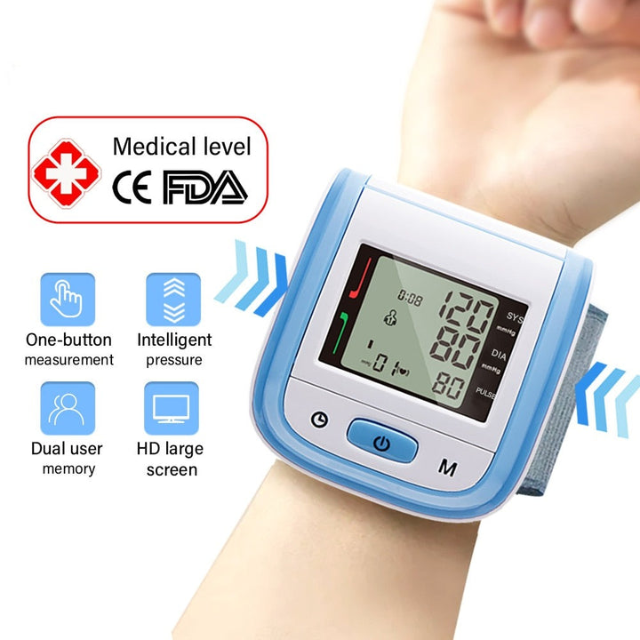 Automatic Wrist Digital Blood Pressure Monitor