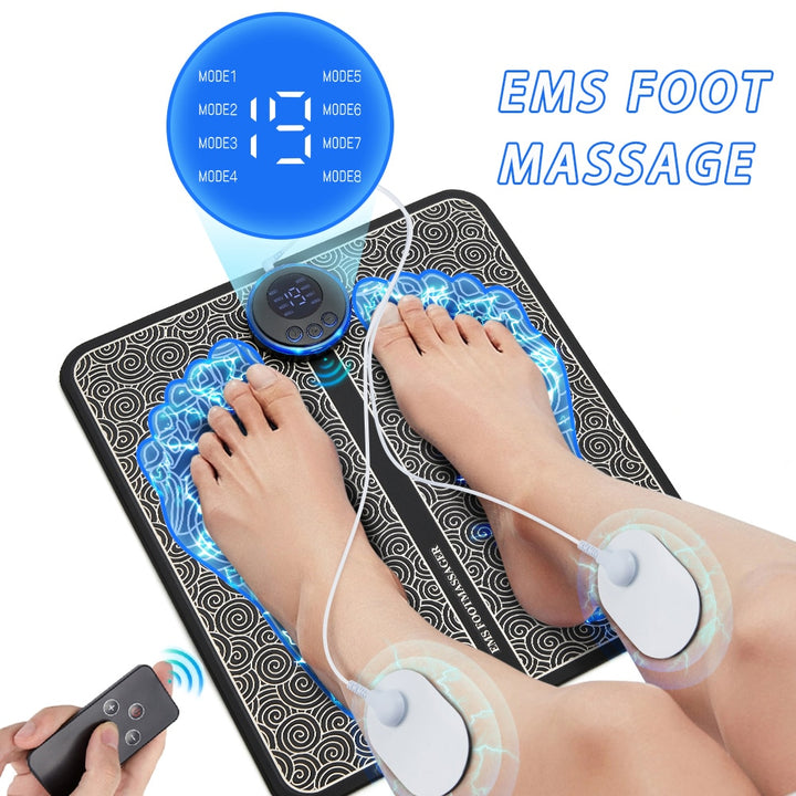 EMS Foot Massager, Foot Therapy, Relaxation and Pain Relief, Low Frequency EMS technology, Health and Beauty Products,