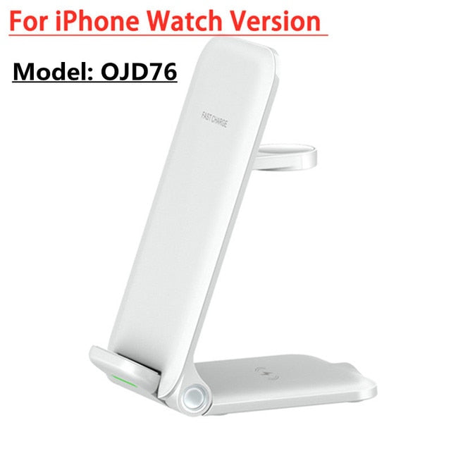4 in 1 Foldable Wireless Charging Station, Charging Station for IPhone Samsung,