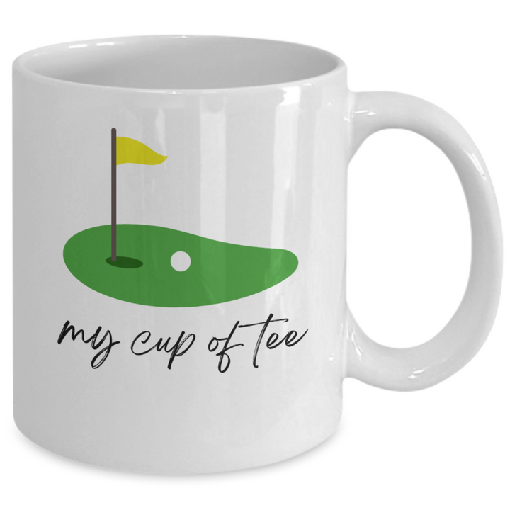 Funny Golf Mug, Coffee Cup for Golfer, Golf Coffee Mug, Gift for Golfers, My Cup of Tee, 11 oz 15 oz mug, Golfer Birthday