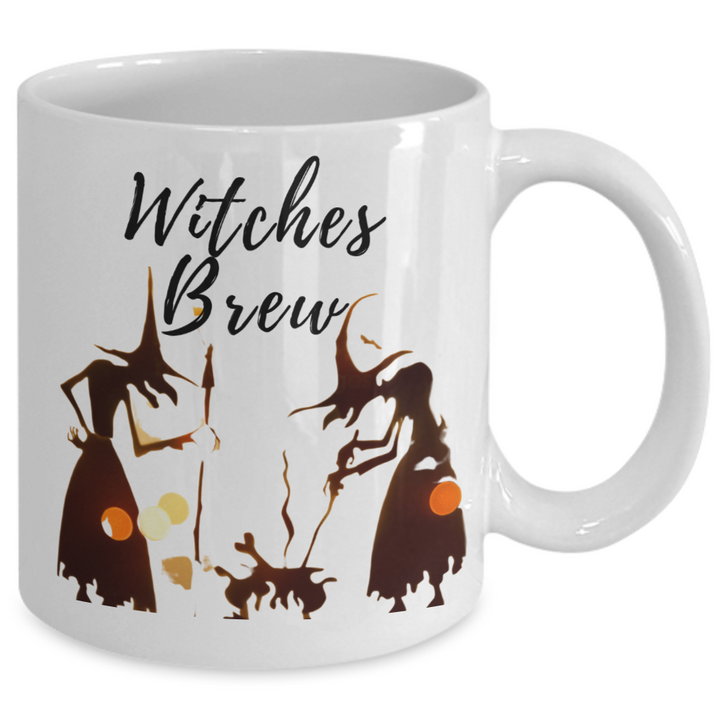 Witches Brew Mug, Witch Halloween Coffee Cup, Fall Housewarming Decor for Friends and Family, Witch Coffee Cup