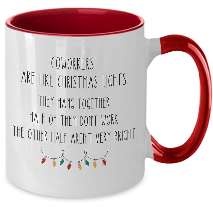 Funny Coworker Coffee Mug, Two Toned Coffee Cup for Coworker, Coworker Birthday Gift, Gag Gifts for Coworkers and Colleagues, Coworker Retirement