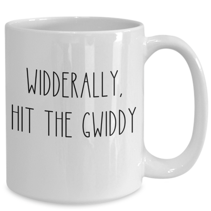 Hit the Griddy Mug, Funny Trends 2023, Trendy Coffee Cup Sayings, Widderally Hit the Gwiddy, Novelty Gifts for Friends and Family