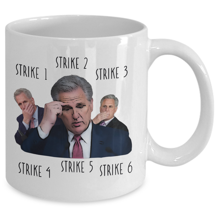 Funny Kevin McCarthy Mug, Sarcastic Kevin McCarthy Coffee Cup, Political Satire Gifts for Democrats, Anti-Republican Party, Speaker of the House