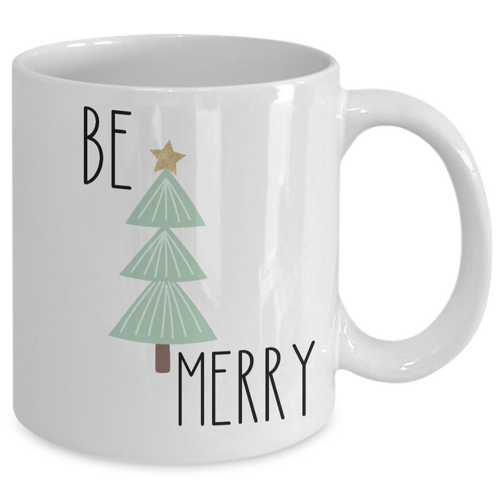 Be Merry Christmas Holiday Mug,