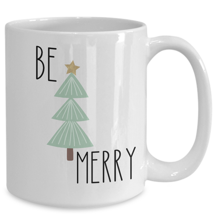 Be Merry Christmas Holiday Mug,