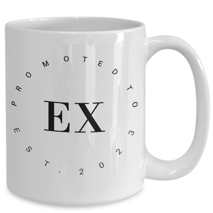 Funny Ex Boyfriend Mug, Coffee Cup Gift for Ex Girlfriend, for Ex-Wife, for Ex-Husband, Novelty Presents for Friends