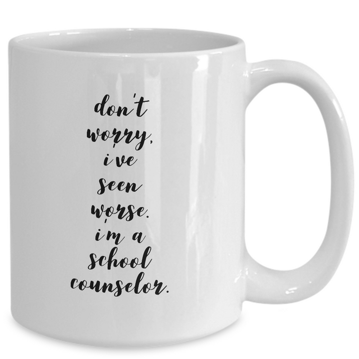 Funny School Counselor Mug, I'm A School Counselor, National School Counseling Week, Ceramic Coffee/Tea Cup, Staff Appreciation, Teacher Gift, Gift for Counselor