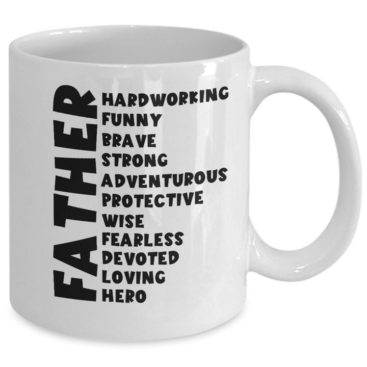 Special Father Mug, Coffee Cup Gifts for Dad, Happy Father's Day, Gift for Daddy's Birthday, Best Father Mug, From kids