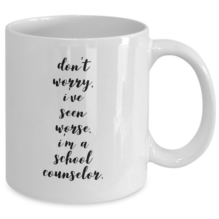 Funny School Counselor Mug, I'm A School Counselor, National School Counseling Week, Ceramic Coffee/Tea Cup, Staff Appreciation, Teacher Gift, Gift for Counselor