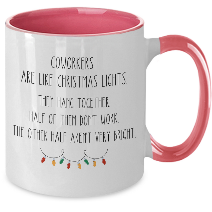 Funny Coworker Coffee Mug, Two Toned Coffee Cup for Coworker, Coworker Birthday Gift, Gag Gifts for Coworkers and Colleagues, Coworker Retirement