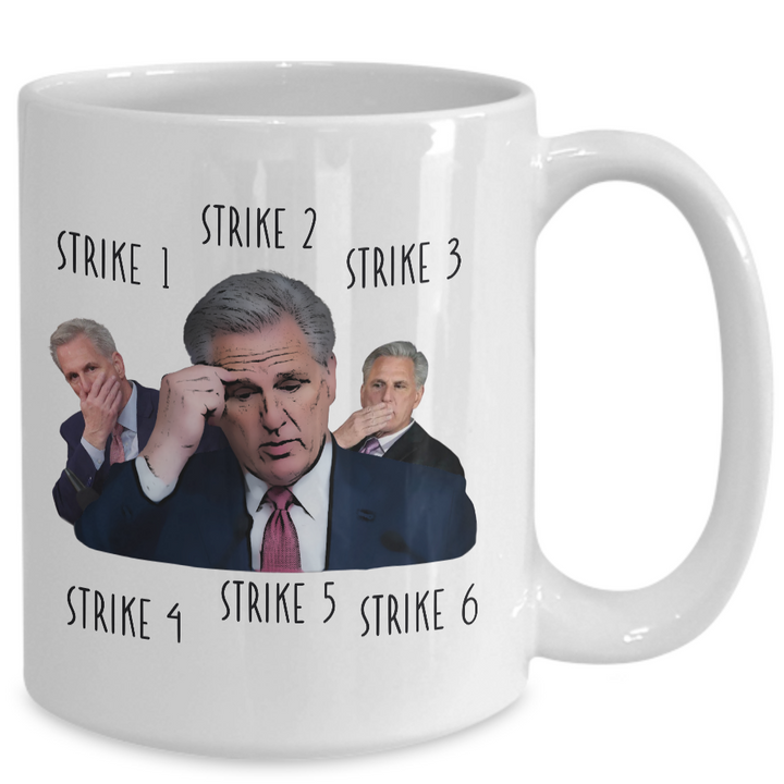 Funny Kevin McCarthy Mug, Sarcastic Kevin McCarthy Coffee Cup, Political Satire Gifts for Democrats, Anti-Republican Party, Speaker of the House