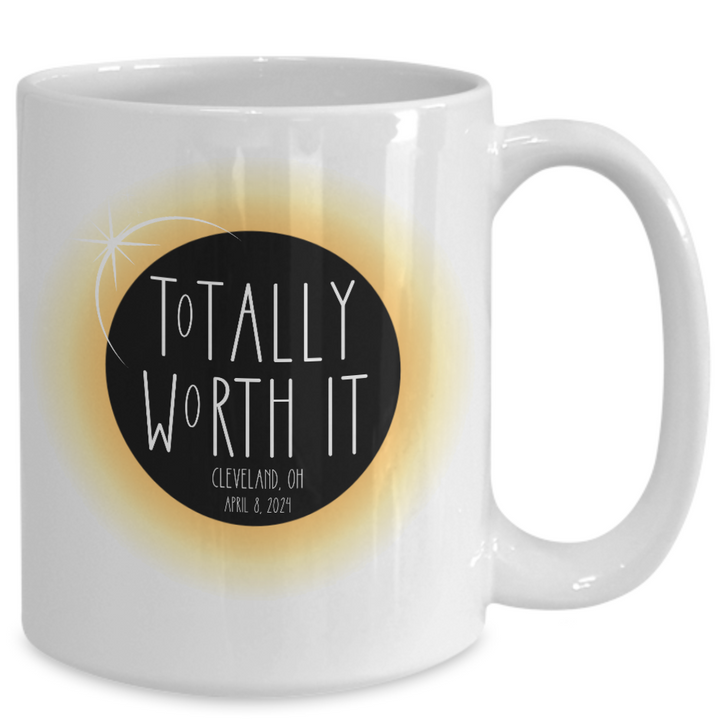 Solar Eclipse 2024 Mug, Total Solar Eclipse Coffee Cup, Solar Eclipse Memorabilia, Solar Eclipse Gifts for Friends and Family