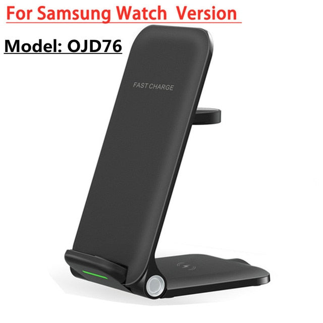 4 in 1 Foldable Wireless Charging Station, Charging Station for IPhone Samsung,