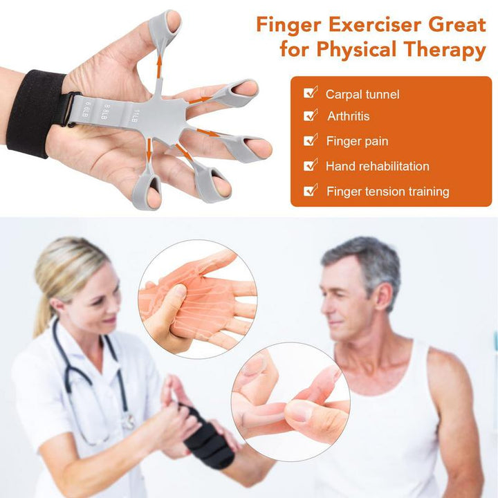 Finger Strengthener for Musicians and Fitness Enthusiasts, 6 Level Finger Strengthener