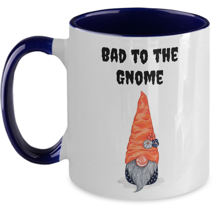 Gnome Two Toned Mug, Gnome Coffee Cup, Halloween Gnome Decorations, Gnome Presents for Friends