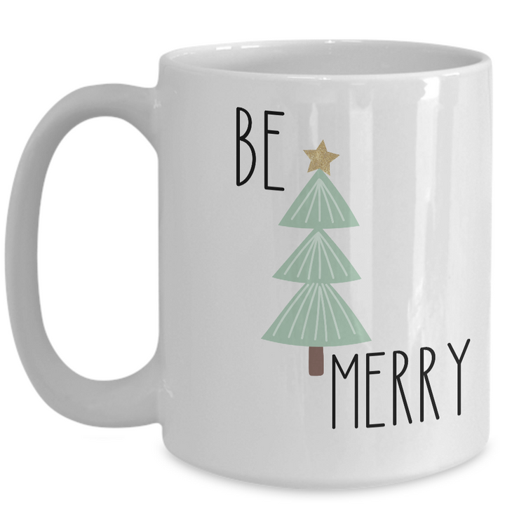 Be Merry Christmas Holiday Mug,