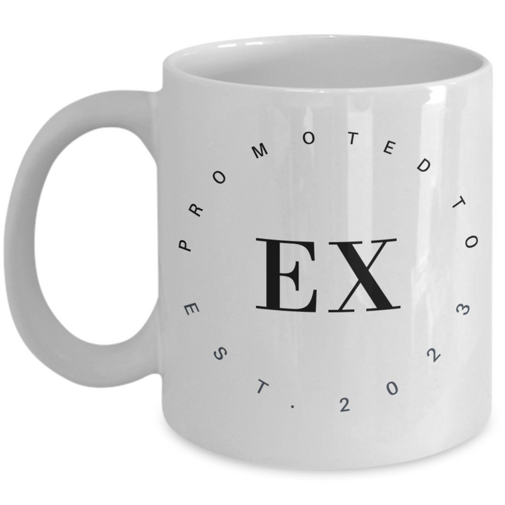 Funny Ex Boyfriend Mug, Coffee Cup Gift for Ex Girlfriend, for Ex-Wife, for Ex-Husband, Novelty Presents for Friends